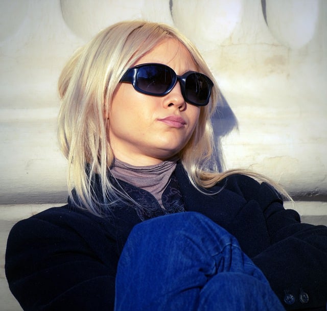 Free download girlie blond pretty sunglasses free picture to be edited with GIMP free online image editor