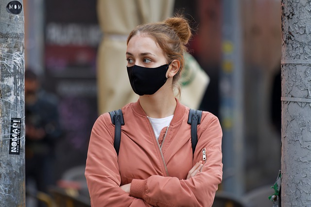 Free download girl mask waiting portrait free picture to be edited with GIMP free online image editor