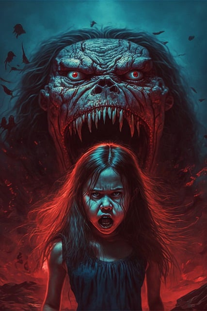 Free download girl monster horror scary free picture to be edited with GIMP free online image editor