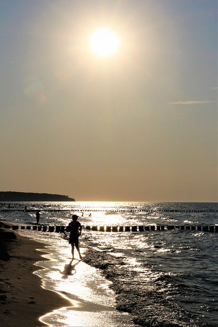 Free download Girl - On Beach Baltic Sea -  free photo or picture to be edited with GIMP online image editor