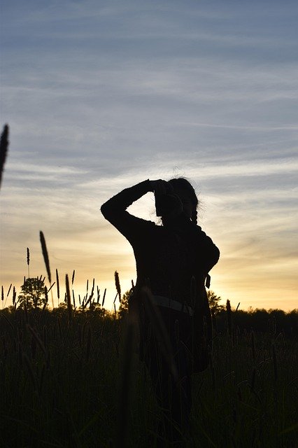 Free download Girl Photography Sunset -  free photo or picture to be edited with GIMP online image editor