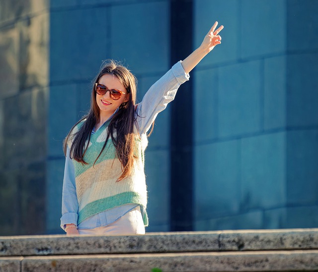 Free download girl pretty happy pose smiling free picture to be edited with GIMP free online image editor