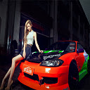 Girls and Cars Slide  screen for extension Chrome web store in OffiDocs Chromium