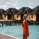 Girls and happy holidays  screen for extension Chrome web store in OffiDocs Chromium