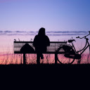 Girl sitting next to the bicycle  screen for extension Chrome web store in OffiDocs Chromium