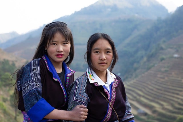 Free download girls rice terraces women outdoors free picture to be edited with GIMP free online image editor