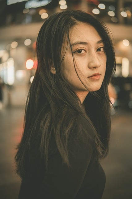 Free download girl street night hair people free picture to be edited with GIMP free online image editor