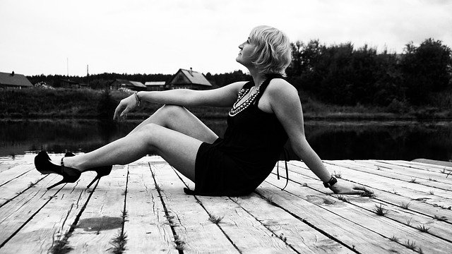 Free download Girl Woman Style Black And -  free free photo or picture to be edited with GIMP online image editor