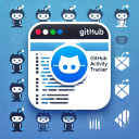 GitHub Activity Tracker  screen for extension Chrome web store in OffiDocs Chromium