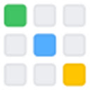 Github contributions colorful  screen for extension Chrome web store in OffiDocs Chromium