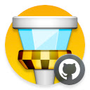 GitHub Open in Tower  screen for extension Chrome web store in OffiDocs Chromium