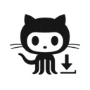 GitHub Repository Downloader  screen for extension Chrome web store in OffiDocs Chromium