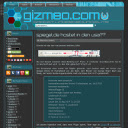 Gizmeo.com  screen for extension Chrome web store in OffiDocs Chromium