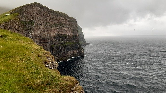 Free download Gjógv Faroe Islands Cliff -  free photo or picture to be edited with GIMP online image editor