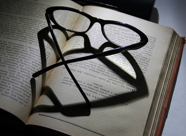 Free download Glasses Book Reading -  free photo or picture to be edited with GIMP online image editor