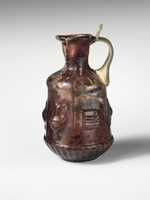 Free download Glass hexagonal jug with Dionysiac symbols free photo or picture to be edited with GIMP online image editor