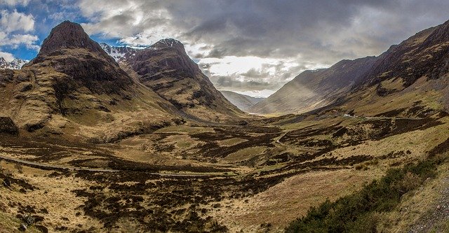 Free download Glencoe Mountains Scotland -  free photo or picture to be edited with GIMP online image editor