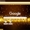 Glittering Gold and Black  screen for extension Chrome web store in OffiDocs Chromium