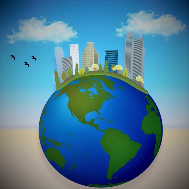 Free download Globe City Birds -  free illustration to be edited with GIMP free online image editor