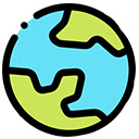 Globe Earth New Tab  screen for extension Chrome web store in OffiDocs Chromium