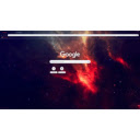 Glowing galaxy  screen for extension Chrome web store in OffiDocs Chromium