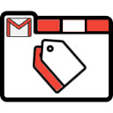 Skrin Label Gmail sebagai Tab untuk sambungan kedai web Chrome dalam OffiDocs Chromium