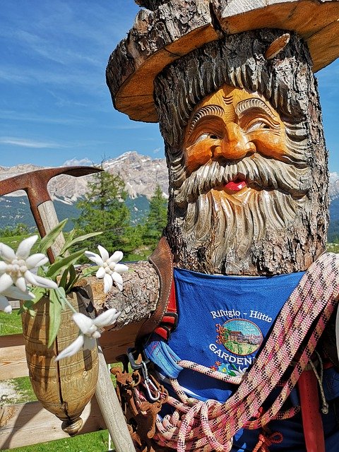 تنزيل مجاني Gnome Man Wood - صورة أو صورة مجانية لتحريرها باستخدام محرر الصور عبر الإنترنت GIMP