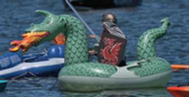 Free download GoFloats Dragon Giant Inflatable Fire Dragon Pool Float free photo or picture to be edited with GIMP online image editor