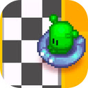 Go Go UFO! Game Pilot your spaceship with precision to win the race!  screen for extension Chrome web store in OffiDocs Chromium