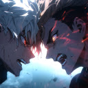 Gojo In Dystopian City Live Wallpaper  screen for extension Chrome web store in OffiDocs Chromium