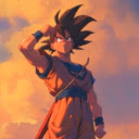 Goku Falling Stars Dragon Ball New Tab Extension  screen for extension Chrome web store in OffiDocs Chromium