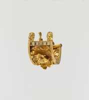 Free download Gold and enamel a baule earring free photo or picture to be edited with GIMP online image editor