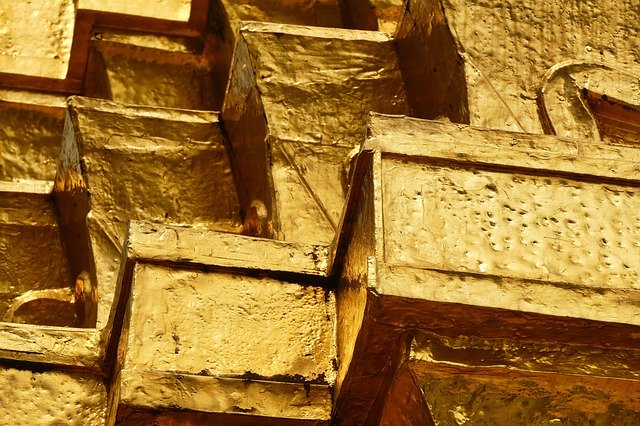 Free download Gold Brick Yellow -  free photo or picture to be edited with GIMP online image editor