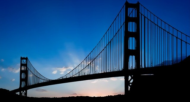 دانلود رایگان Golden Gate Bridge Landmark - عکس یا تصویر رایگان قابل ویرایش با ویرایشگر تصویر آنلاین GIMP