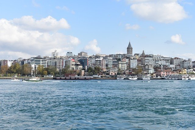 Descarga gratuita Golden Horn Istanbul Turquía - foto o imagen gratuita para editar con el editor de imágenes en línea GIMP