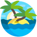 Golden Island Sunrise  screen for extension Chrome web store in OffiDocs Chromium