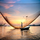Golden Sunset Fishing  screen for extension Chrome web store in OffiDocs Chromium