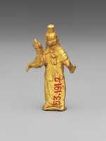 Free download Gold statuette of Zeus Serapis free photo or picture to be edited with GIMP online image editor