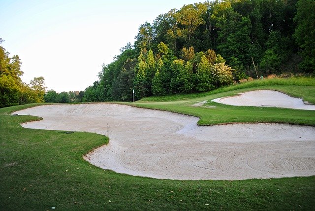 Download gratuito Golf Course Sand: foto o immagine gratuita da modificare con l'editor di immagini online GIMP