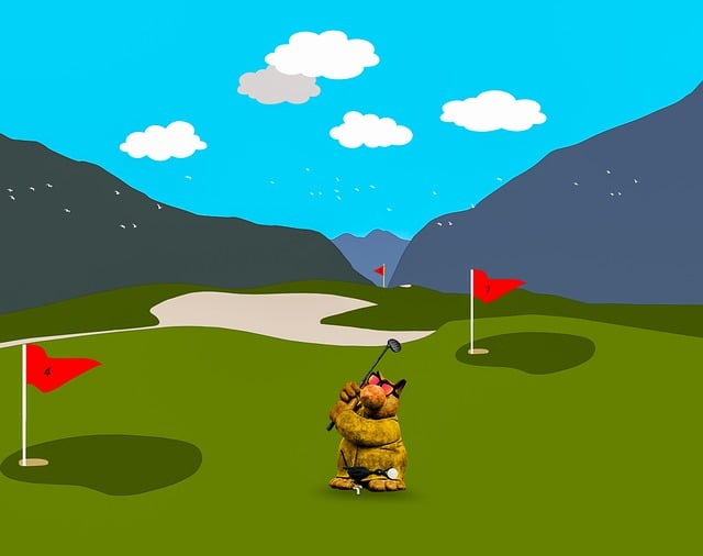 Free download golfer tee golf course fairway free picture to be edited with GIMP free online image editor