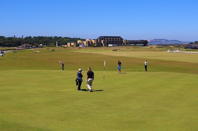 Free download Golf Old Course St Andrews -  free photo or picture to be edited with GIMP online image editor