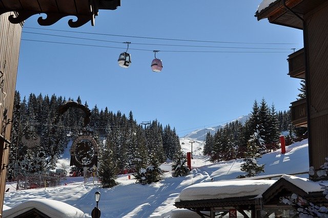 Unduh gratis Gondola Lift Ski Winter - foto atau gambar gratis untuk diedit dengan editor gambar online GIMP