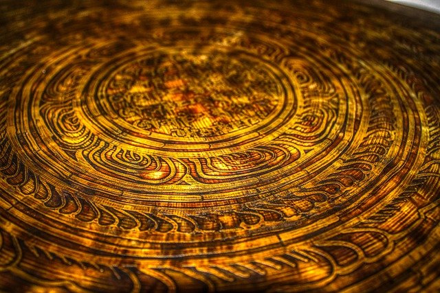Free download gong metal brass bronze energy free picture to be edited with GIMP free online image editor
