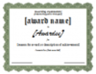 Free download Good Certificate Template for award DOC, XLS or PPT template free to be edited with LibreOffice online or OpenOffice Desktop online
