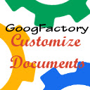 GoogFactory Customize Documents  screen for extension Chrome web store in OffiDocs Chromium GoogFactory Customize Documents  screen for extension Chrome web store in OffiDocs Chromium
