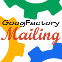 GoogFactory Mailing  screen for extension Chrome web store in OffiDocs Chromium