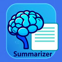 Google AI Summarizer  screen for extension Chrome web store in OffiDocs Chromium