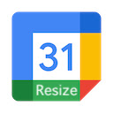 Google Calendar Resize Sidebar  screen for extension Chrome web store in OffiDocs Chromium