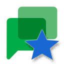 Google Chat My Favorites  screen for extension Chrome web store in OffiDocs Chromium