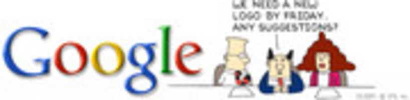 Free download Google Doodle - Dilbert Google Doodle 2002 - 1 free photo or picture to be edited with GIMP online image editor